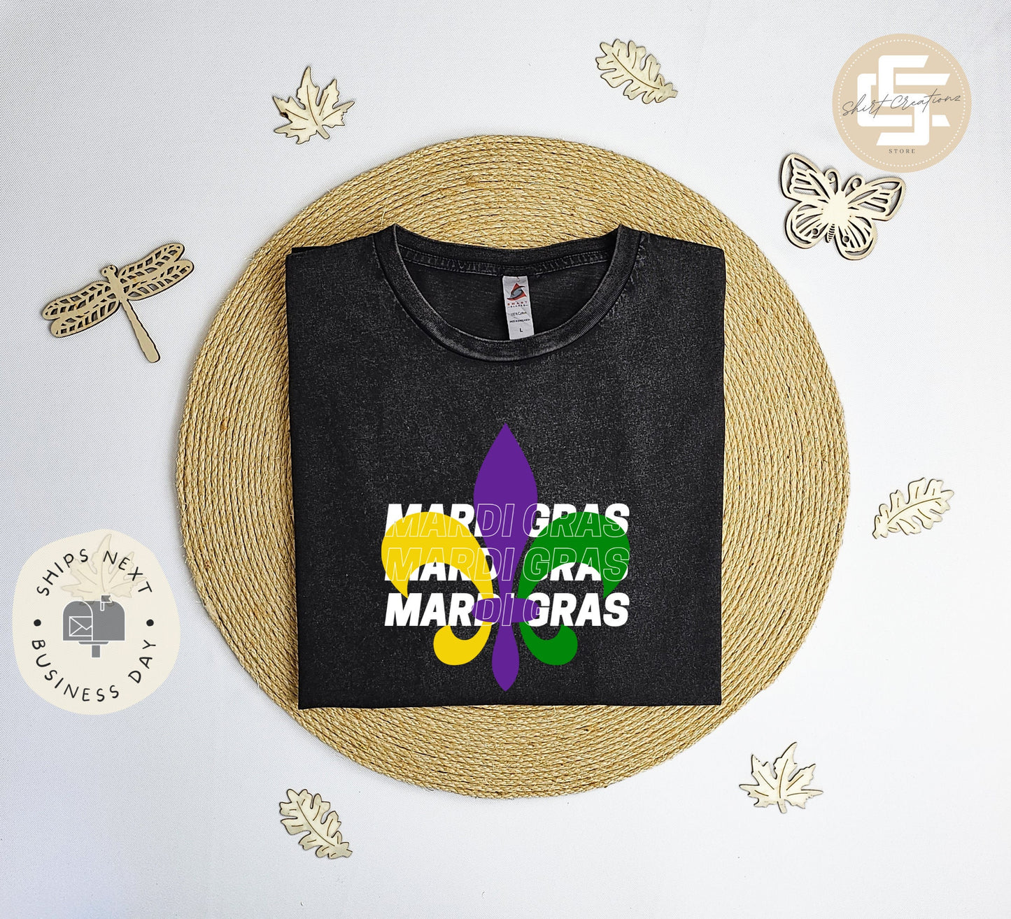 Mardi gras Vintage T-Shirt, beads parade tee shirt, Fleur De Lis shirt, Mardi T-shirt, Vintage tee shirt.