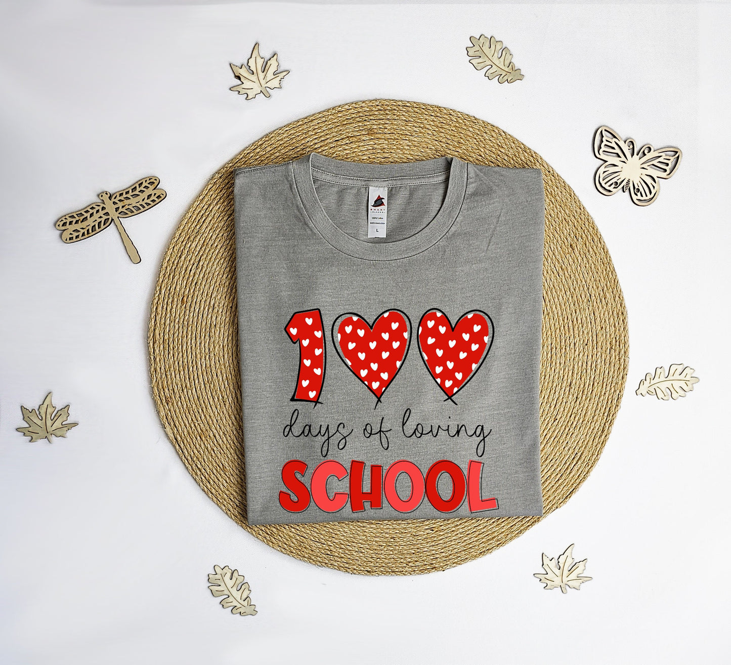 100 days of loving school Vintage T-Shirt, groovy 100 days of school tee shirt, school shirt, teacher gift T-shirt, Vintage tee shirt.