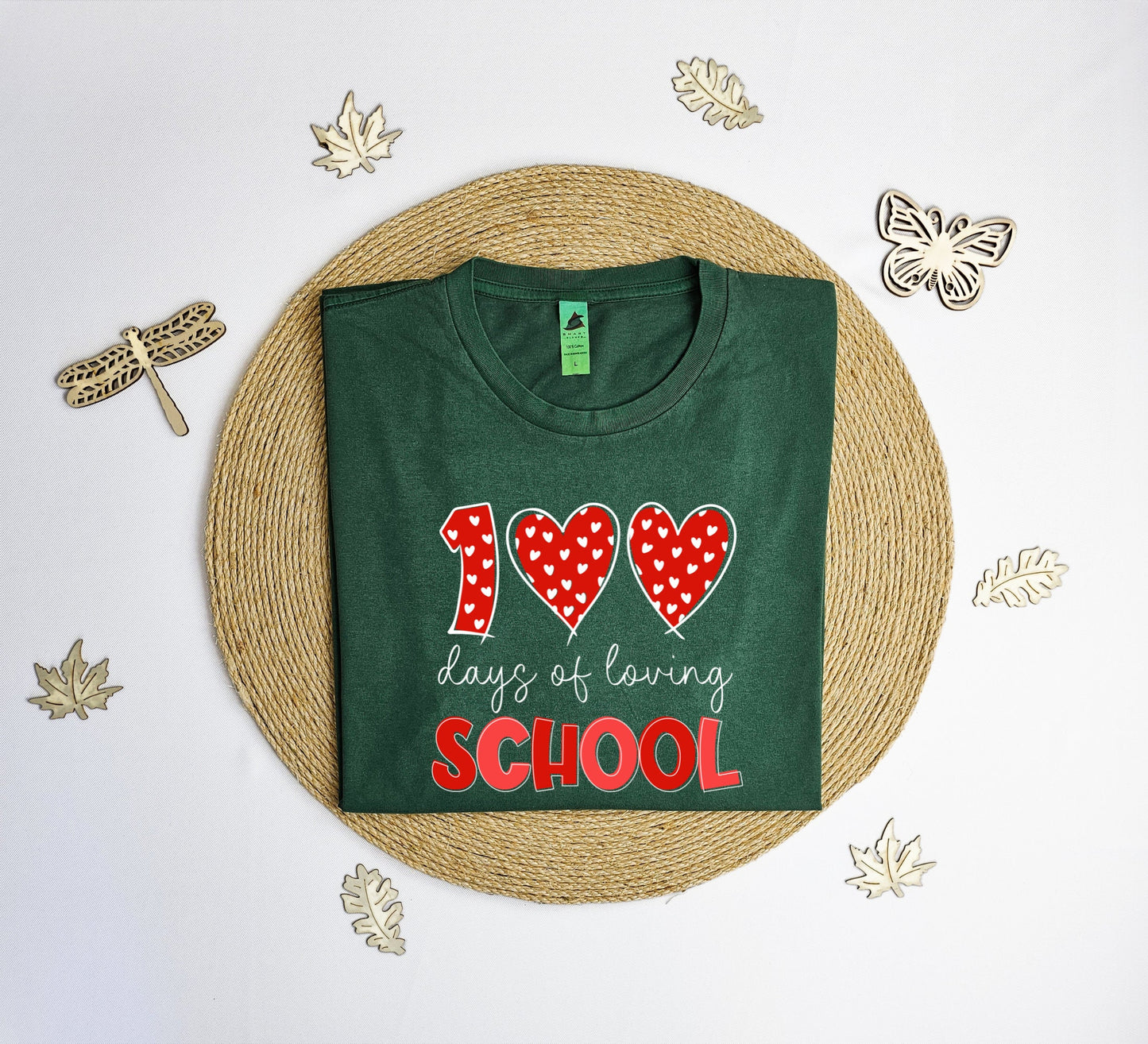 100 days of loving school Vintage T-Shirt, groovy 100 days of school tee shirt, school shirt, teacher gift T-shirt, Vintage tee shirt.