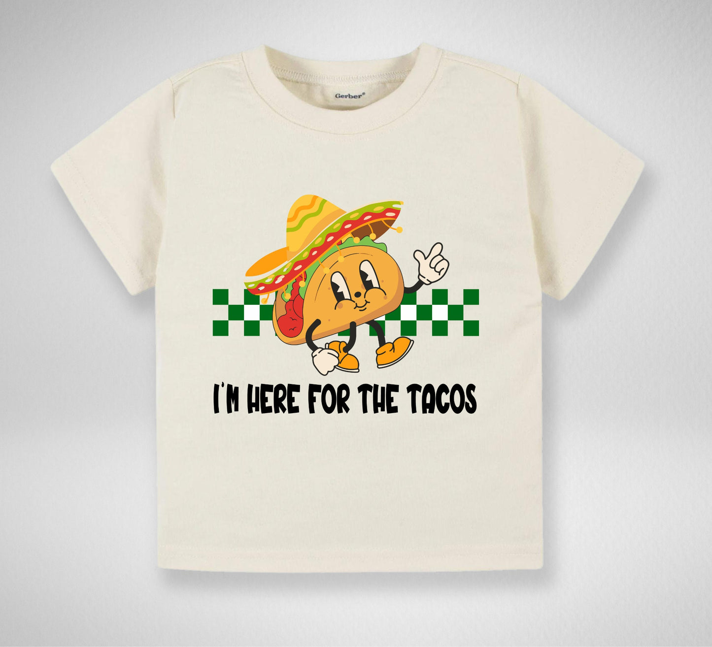Cinco de Mayo toddler shirt, I'm here for the tacos Onesie®, Cinco de mayo newborn bodysuit, lets fiesta baby gift.