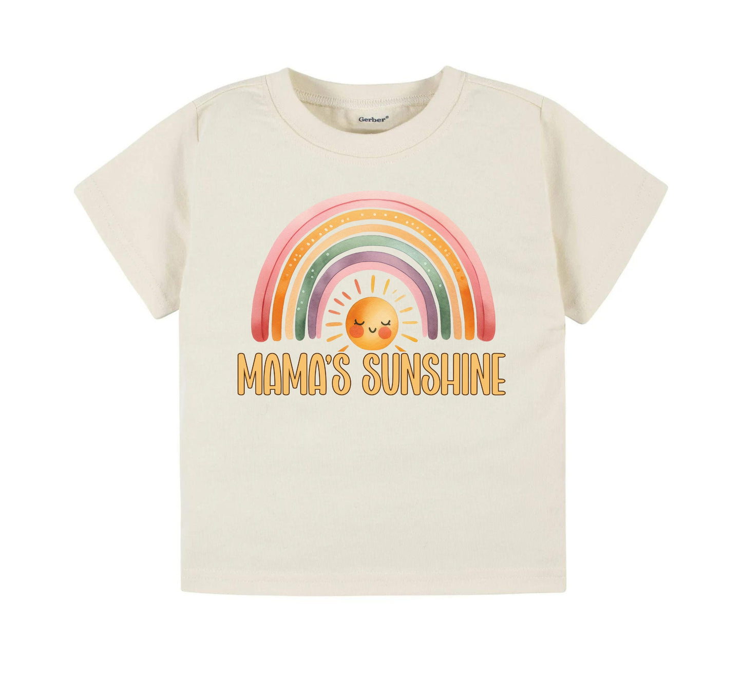 Mama's sunshine Baby Onesie® Rainbow baby Onesie®, Sunshine and Rainbow newborn body suit. Sunshine newborn baby gift.