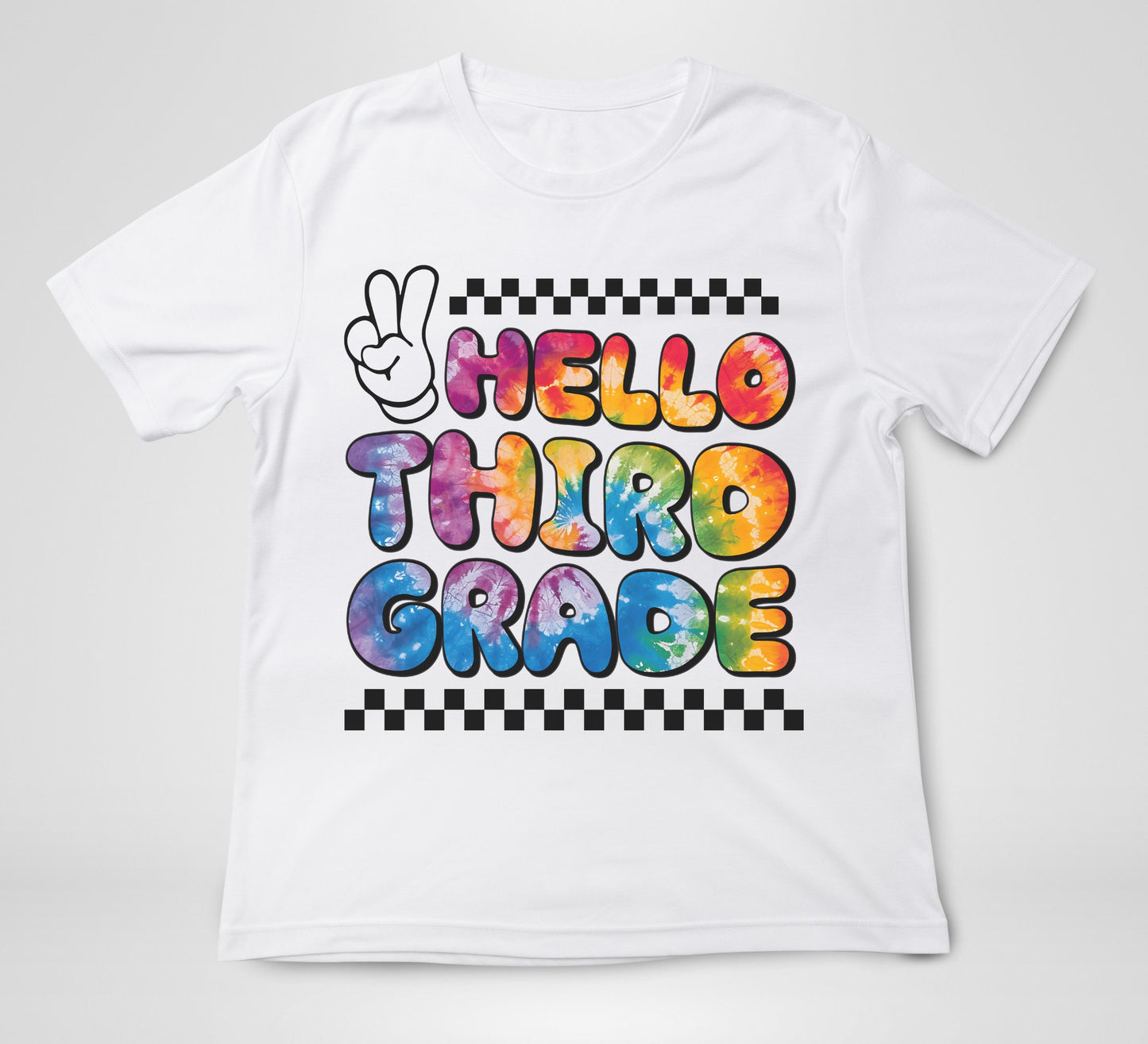 Hello Third grade kids TShirt, Back to school kids shirt, First day of school youth Tee.