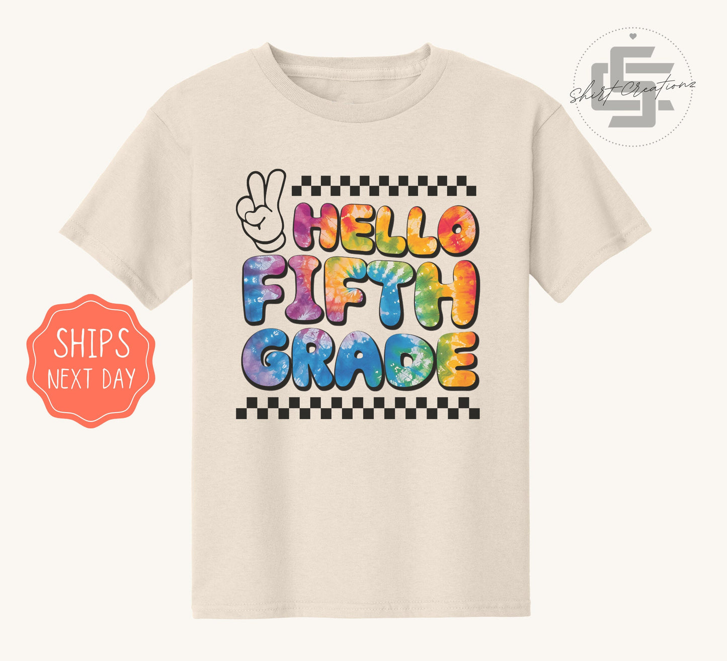 Hello Fifth grade kids TShirt, Back to school kids shirt, First day of school youth Tee.