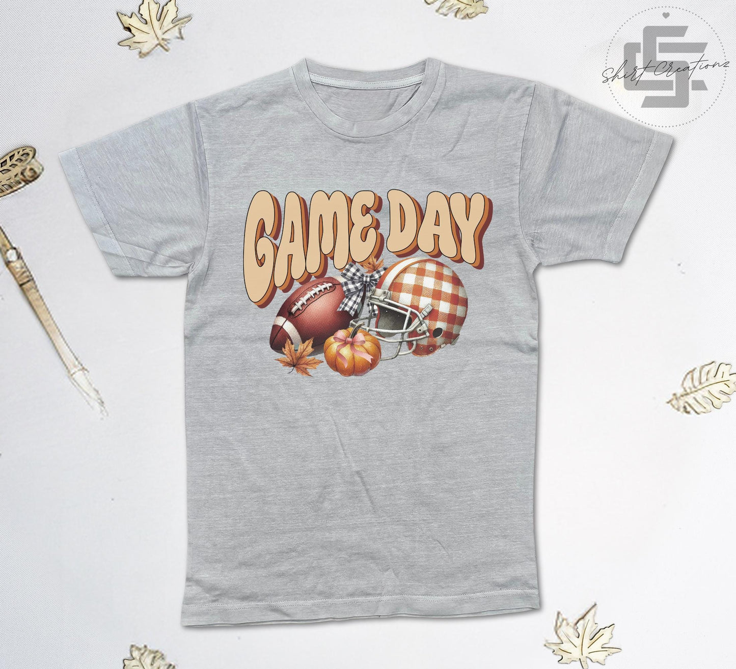 Game day fall T-Shirt, Touchdown season tee shirt, Football season 2024 shirt, Vintage wash shirt.