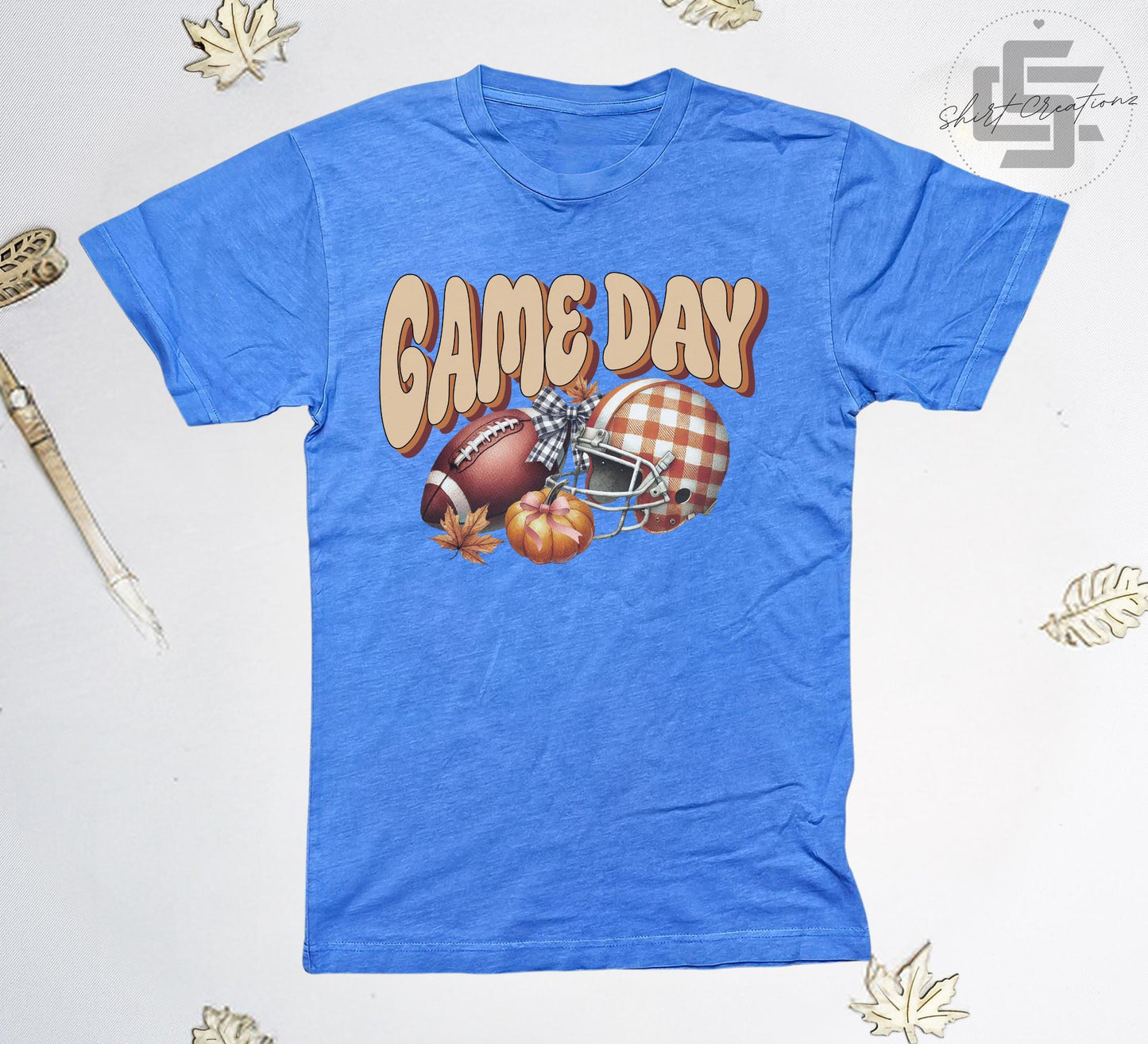 Game day fall T-Shirt, Touchdown season tee shirt, Football season 2024 shirt, Vintage wash shirt.