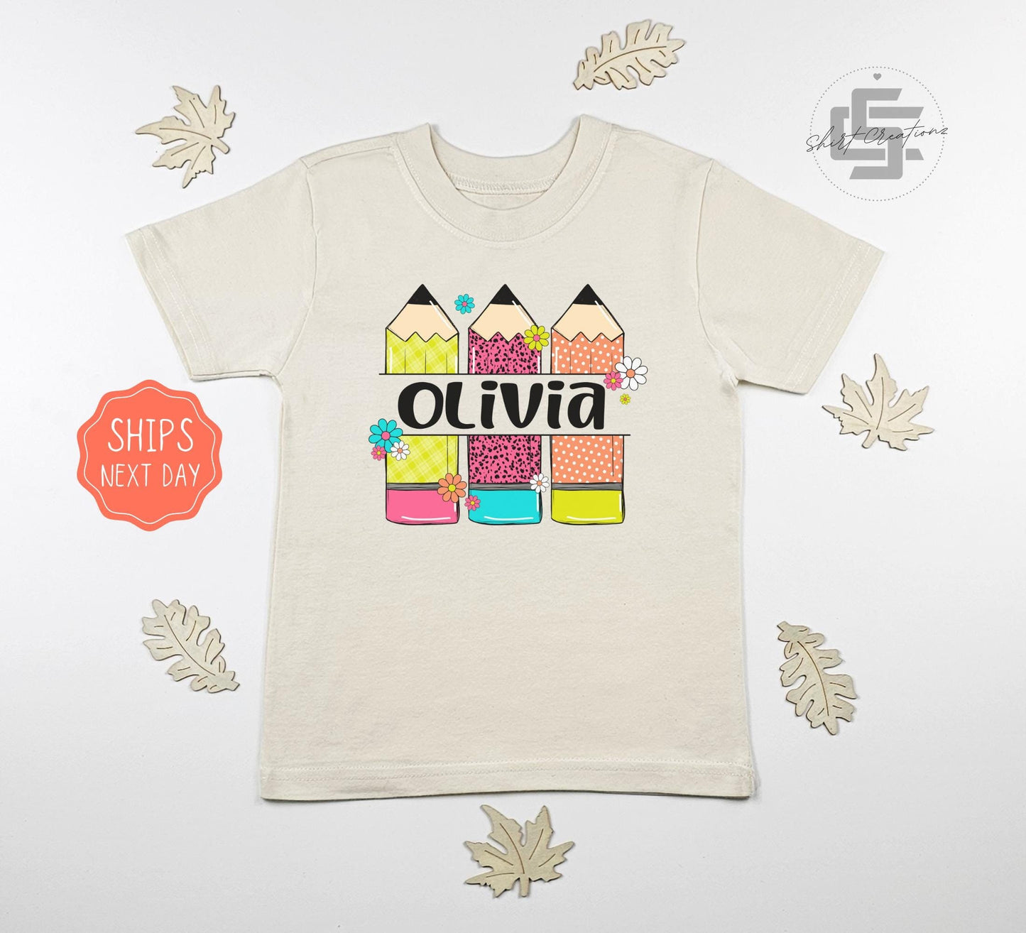Back to school name shirt, Personalized back to school shirt, Monogram first day of school shirt, Custom name school shirt.