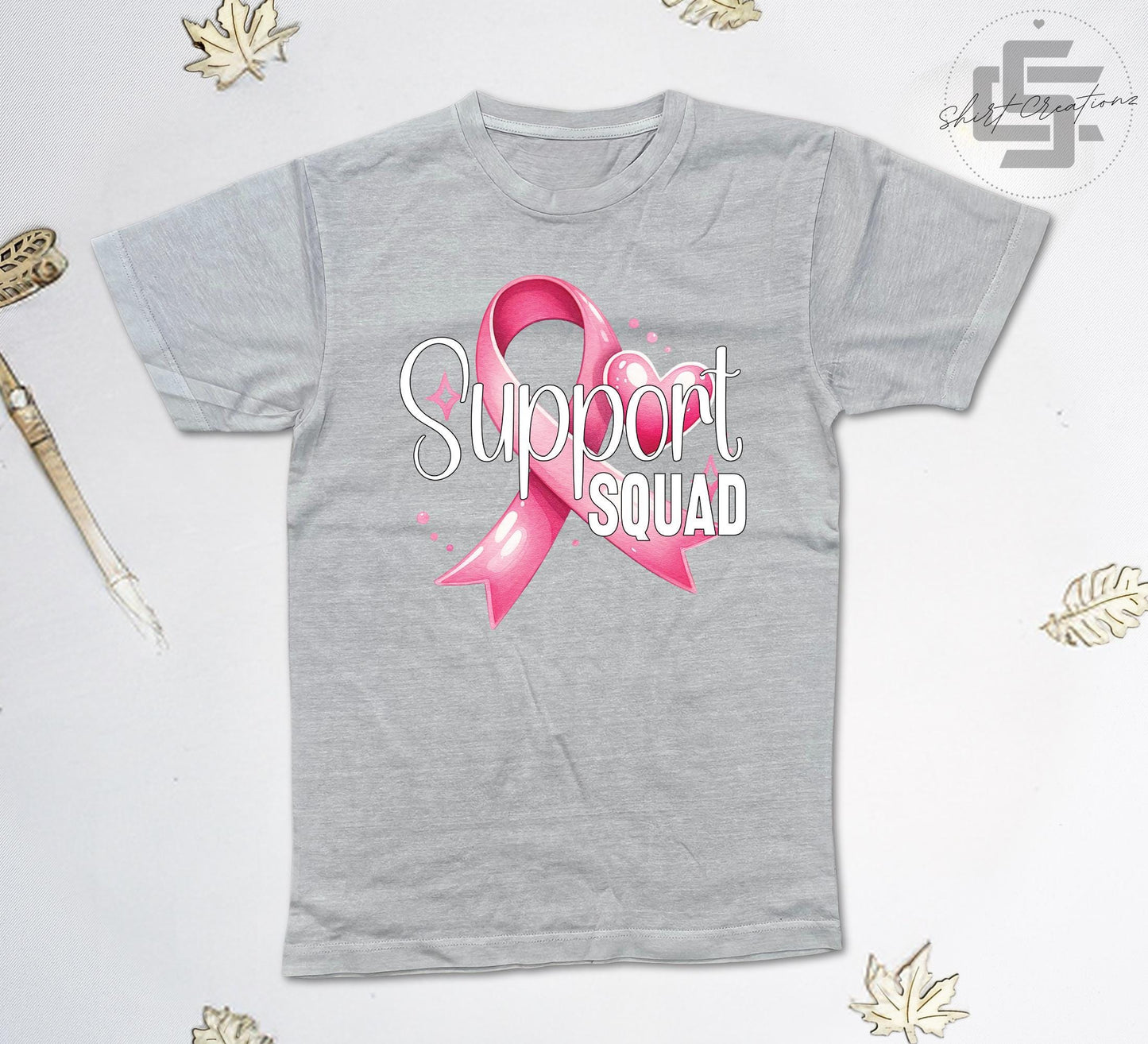 Cancer support squad vintage shirt, breast cancer awareness shirt, pink ribbon vintage wash shirt