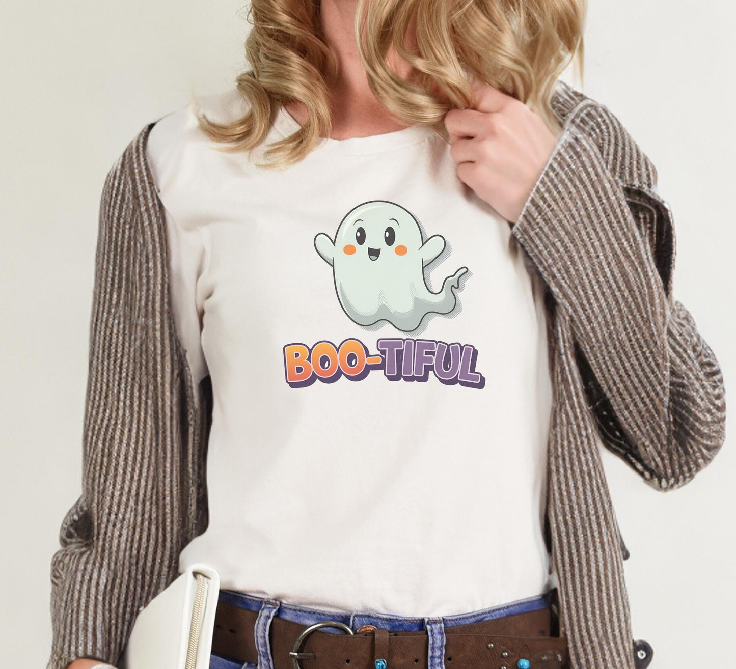 Halloween boo-tiful Baby Onesie®, Halloween Onesie®, spooky season body suit. cute baby gift.