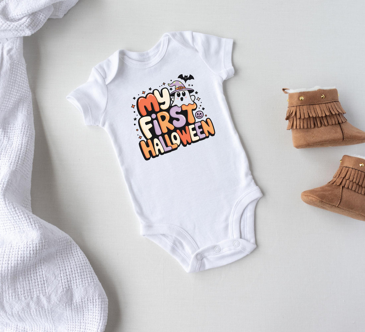 Halloween baby Onesies®, MY first Halloween Onesies®, First Halloween baby bodysuit.
