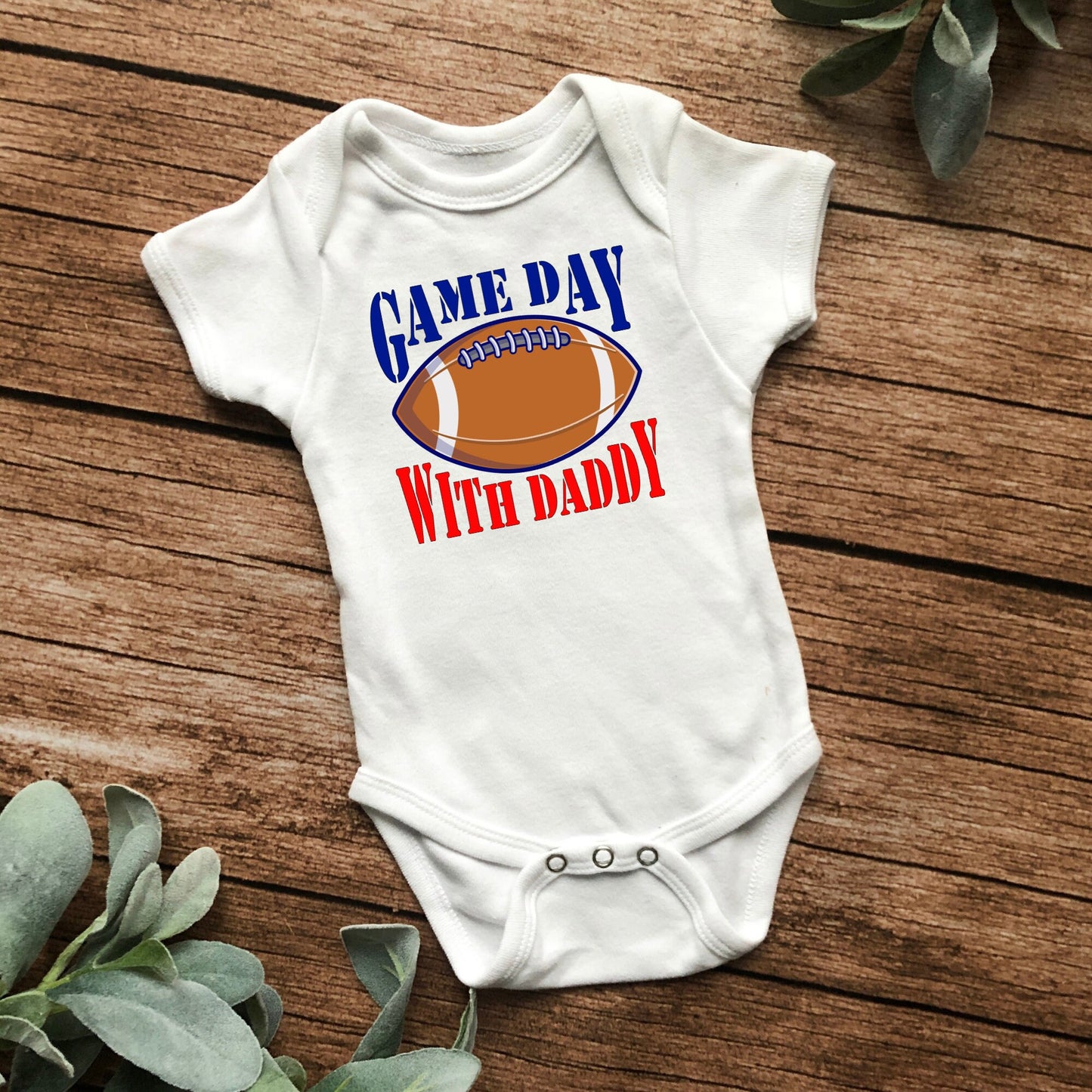 Football Onesie®, It's game day baby Onesie®, Football body suit. cute baby gift.