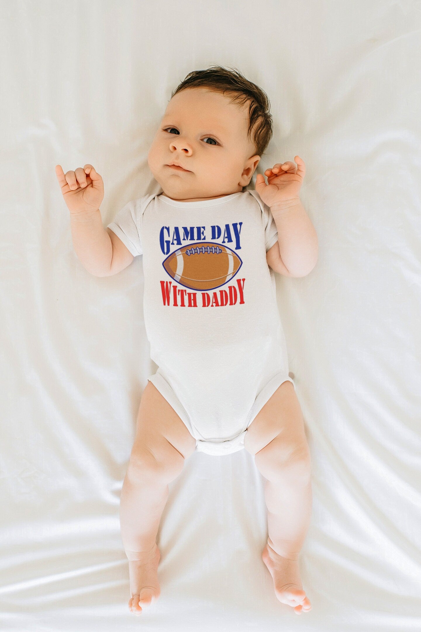 Football Onesie®, It's game day baby Onesie®, Football body suit. cute baby gift.