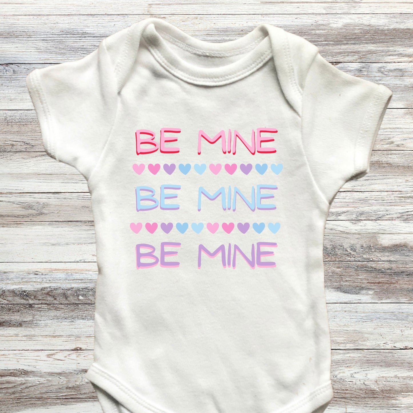 Be mine baby Onesie® - Valentine's baby Onesie®, funny Valentine's day Onesie®, baby's first Valentine body suit