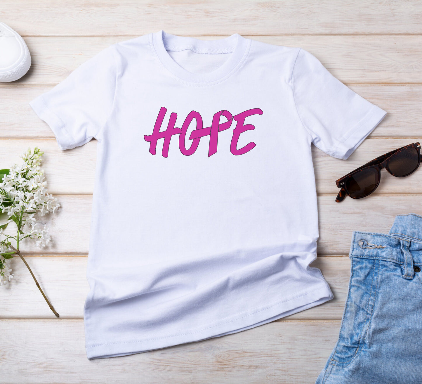 Breast Cancer Awareness Shirt, Hope Shirt, Support squad Tee, Cancer t-shirt