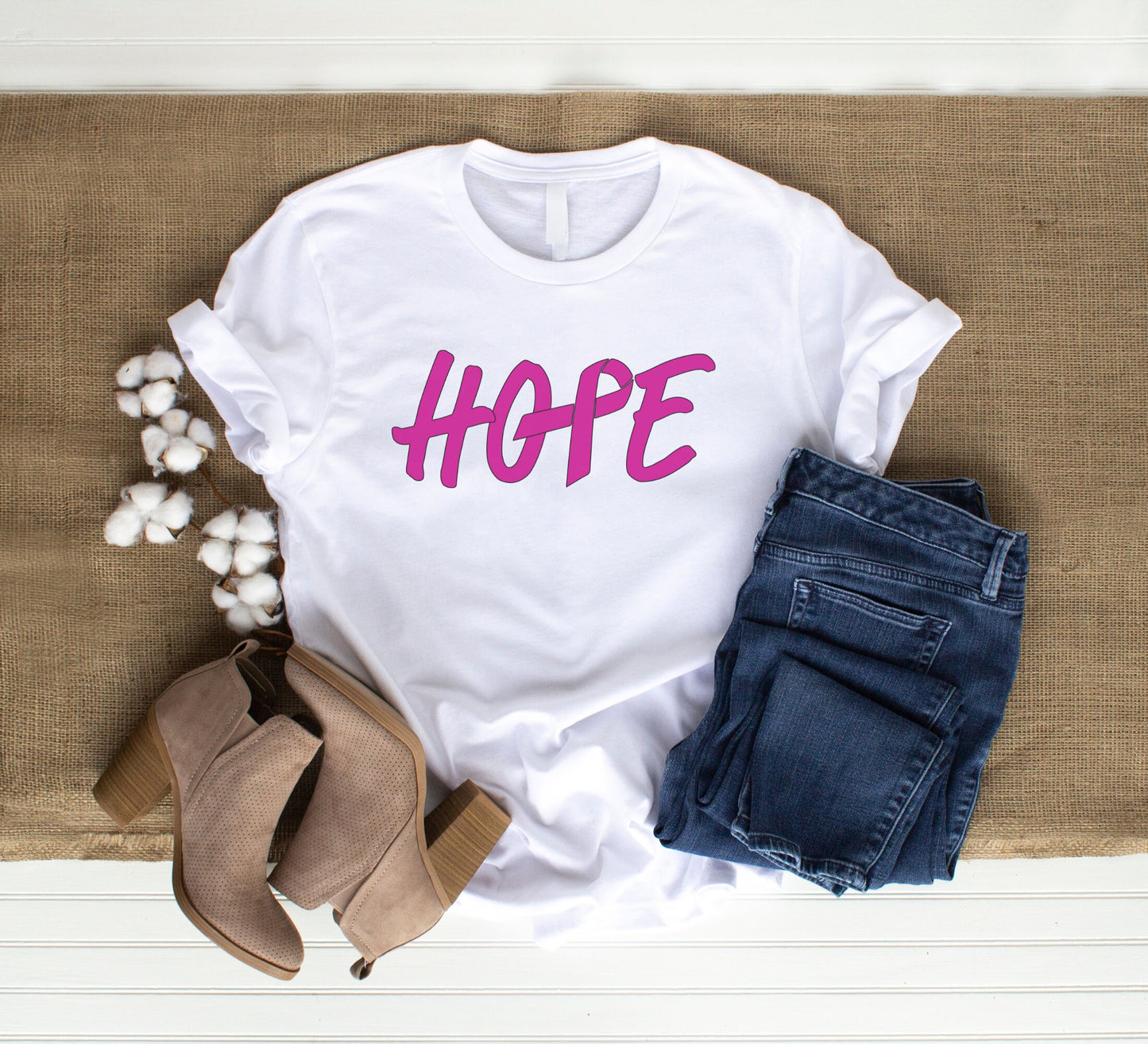 Breast Cancer Awareness Shirt, Hope Shirt, Support squad Tee, Cancer t-shirt