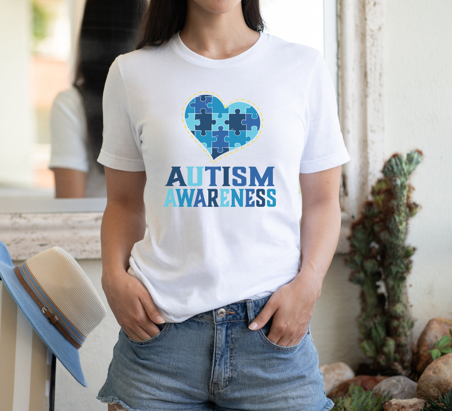 Autism Awareness Shirt, I wear blue for Shirt, Support squad Tee, Autism t-shirt