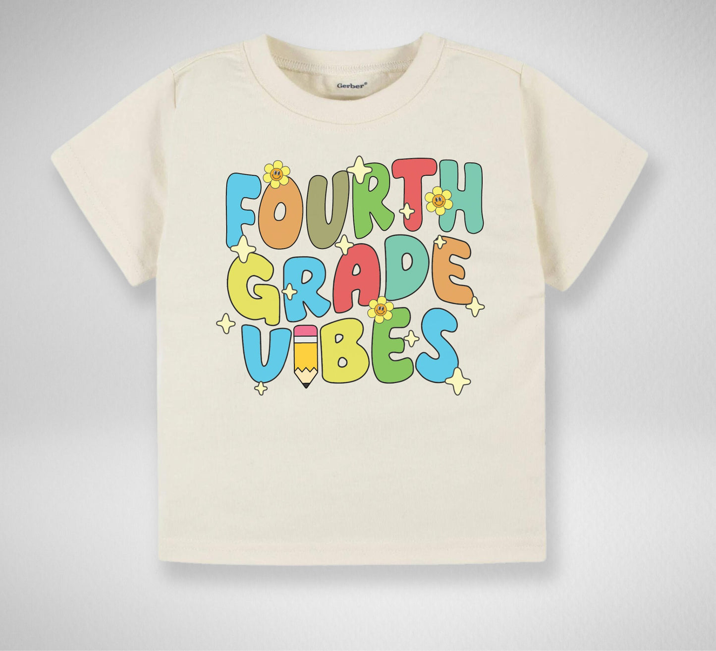 Fourth grade vibes kids TShirt, Back to school kids shirt, First day of school youth Tee.