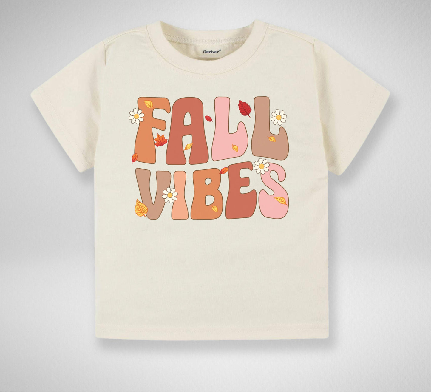 Fall vibes Toddler TShirt, Thanks giving kids shirt, fall natural toddler Tee.