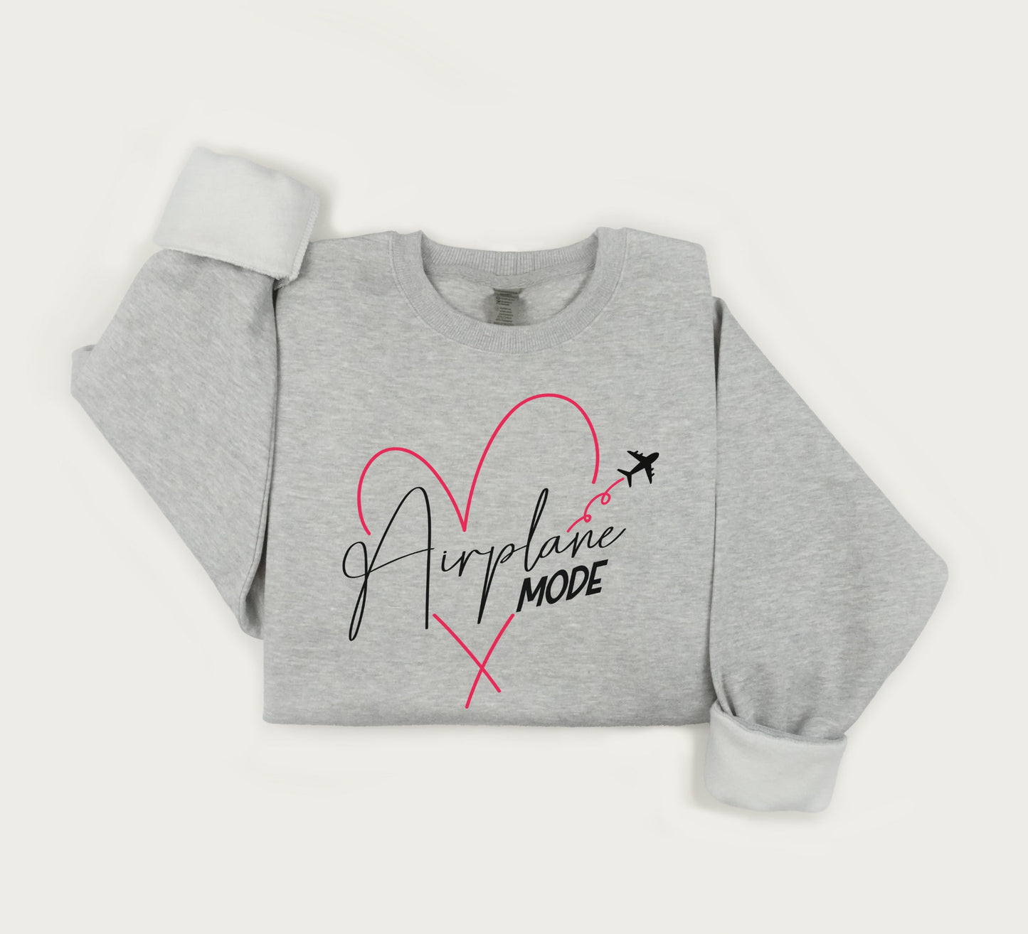 Airplane mode sweatshirt, Travel adventure crewneck sweater, catching flights crewneck sweatshirt, Travel Enthusiasts gift