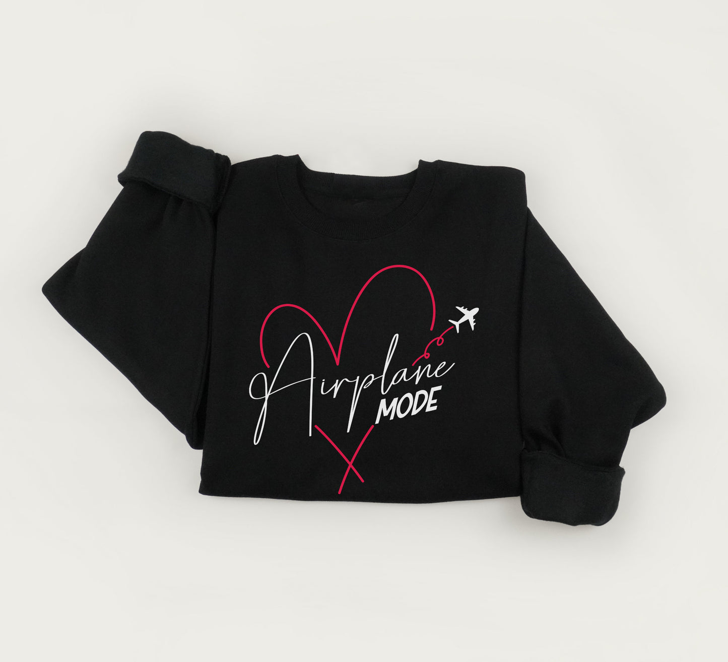 Airplane mode sweatshirt, Travel adventure crewneck sweater, catching flights crewneck sweatshirt, Travel Enthusiasts gift