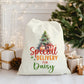 Personalized name Santa Sack, Christmas Bags with Name, Custom Christmas Santa Sack, Special Delivery Sack, Christmas Gift For Kid