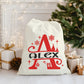 Personalized name Santa Sack, Christmas Bags with Name, Custom name Monogram Sack, Christmas Gift For Kid