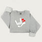 Sign language sweatshirt, Cute love sweater, asl crewneck sweatshirt, valentines gift sweater.