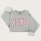 XOXO hearts sweatshirt, Valentines day sweater, hearts crewneck sweatshirt, valentines gift sweater.