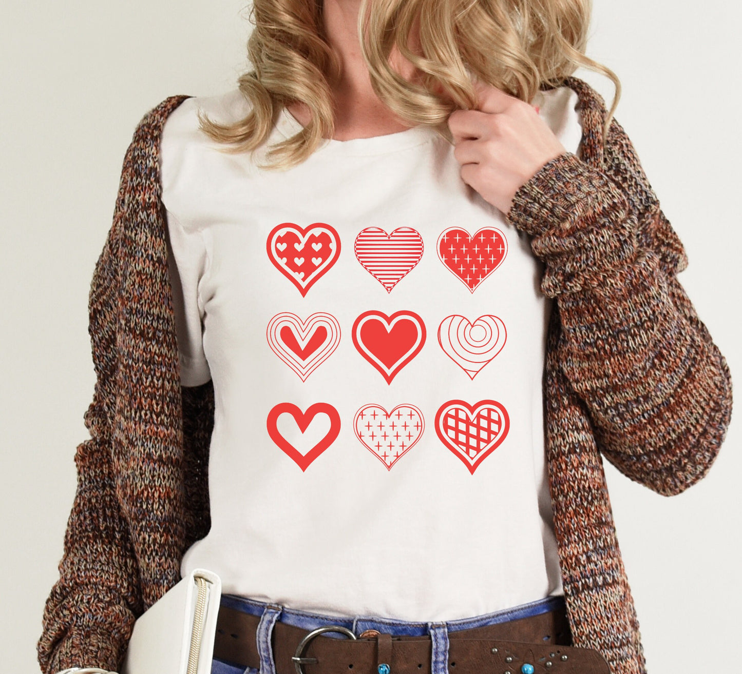 Valentines day heart T-Shirt, Heart shirt, galentines shirt, Valentine gift T-shirt.