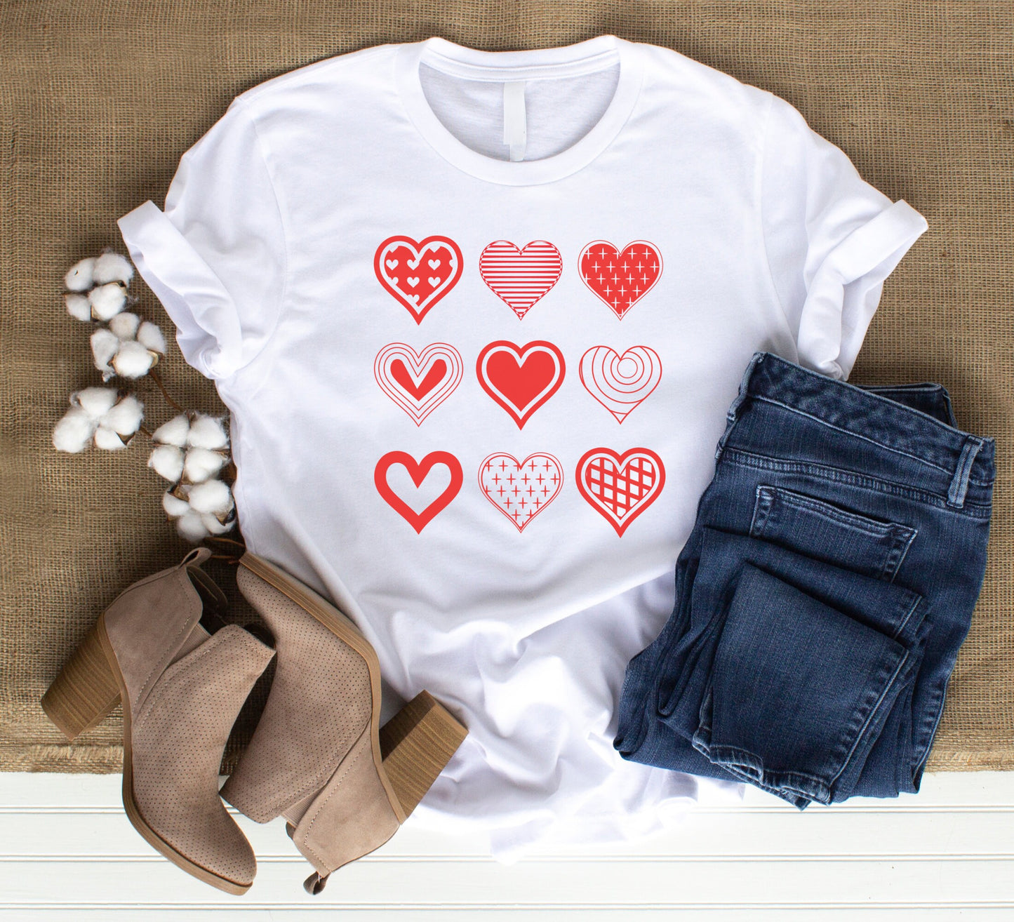 Valentines day heart T-Shirt, Heart shirt, galentines shirt, Valentine gift T-shirt.