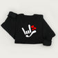 Sign language sweatshirt, Cute love sweater, asl crewneck sweatshirt, valentines gift sweater.