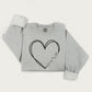 Personalized Valentine sweatshirt, Valentines day sweater, hearts crewneck sweatshirt, valentines gift sweater.