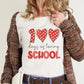 100 days of loving school T-Shirt, Teacher Heart shirt, galentines shirt, Valentine gift T-shirt.