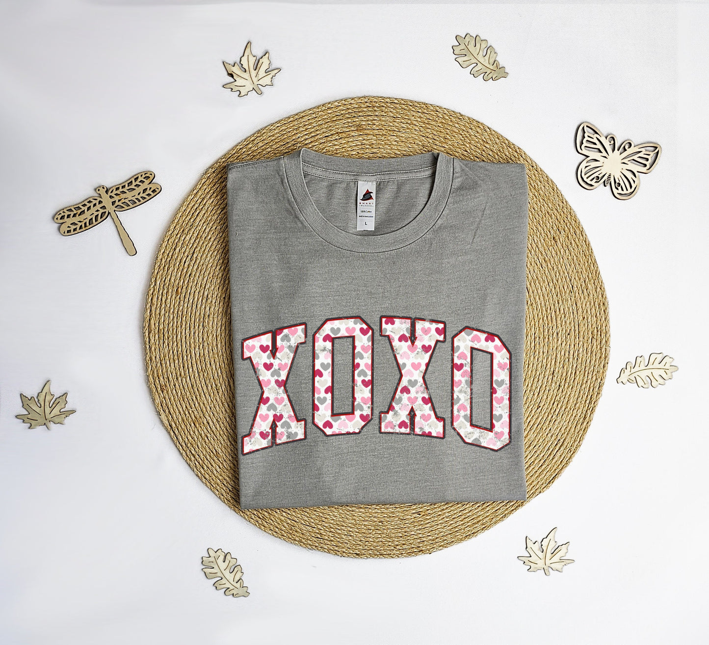 XOXO hearts Vintage T-Shirt, groovy Valentines day tee shirt, Galentines day shirt, girl friend gift T-shirt, Vintage tee shirt.