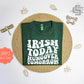 Irish today hungover tomorrow Vintage T-Shirt, St. Patrick's day tee shirt, Funny St. Patricks T-shirt, Vintage tee shirt.