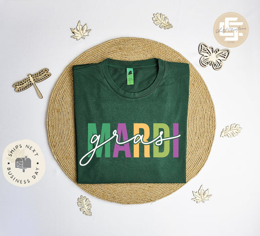 Mardi gras colorful Vintage T-Shirt, beads parade tee shirt, Fleur De Lis shirt, Mardi T-shirt, Vintage tee shirt.