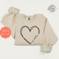 Personalized Valentine sweatshirt, Valentines day sweater, hearts crewneck sweatshirt, valentines gift sweater.