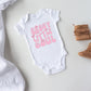 Sassy little soul baby Onesie® coquette baby girl Onesie®, cute pink retro sassy newborn body suit. newborn baby gift.