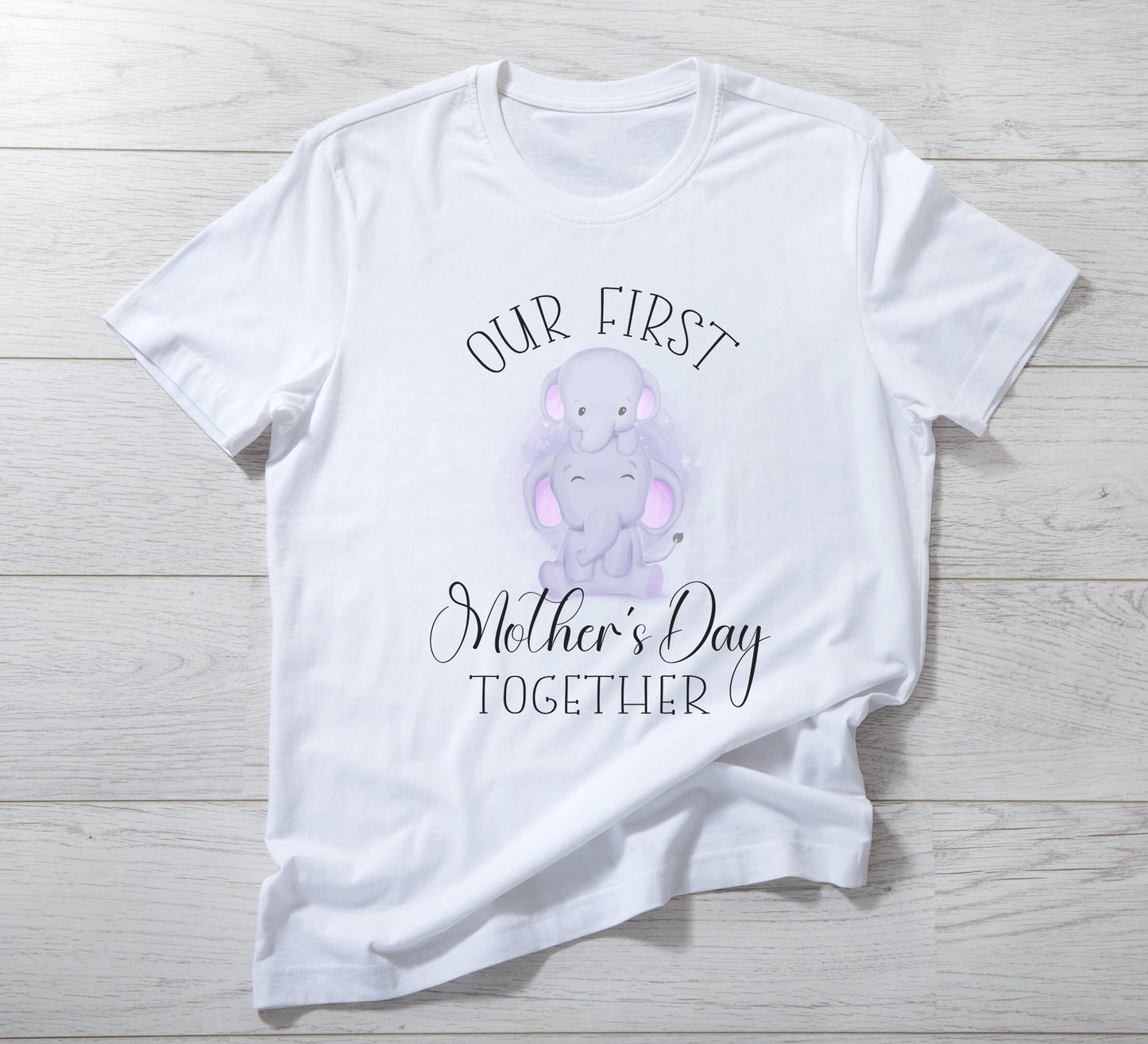 Our first mothers day matching Onesie® and shirt, First Mother's day baby and mom, first mothers day together matching outfit.