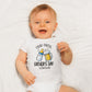 Our first Father's day baby Onesie® Father's day baby Onesie®, First father's day newborn baby gift.