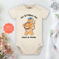 Our first Father's day baby Onesie® Father's day baby Onesie®, First father's day newborn baby boy & girl gift. Personalized baby bodysuit.