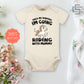 Pack my diapers i'm going riding with mommy Onesie®  Equestrian baby Onesie®, Horseback newborn bodysuit, western baby gift.