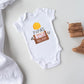 Papa's little helper Onesie®, Daddy's helper cute baby Onesie®, cute onesie gift, Newborn baby body suit.