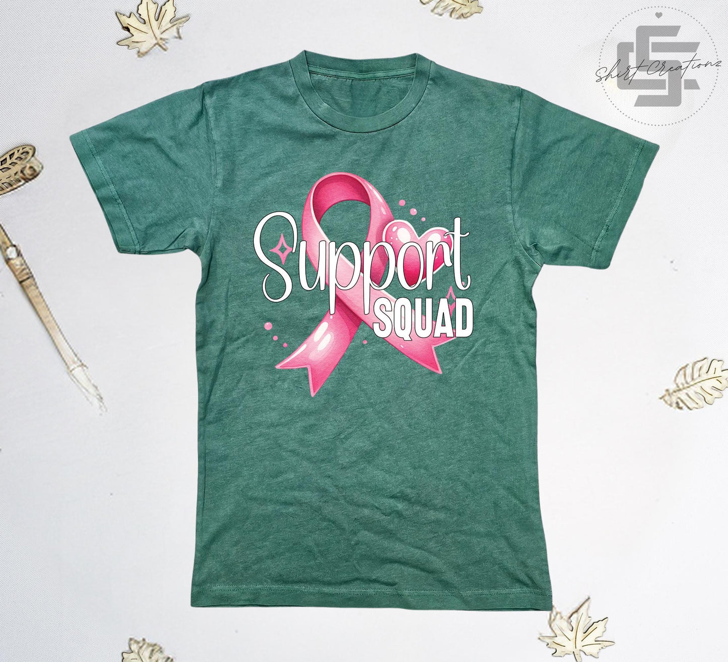 Cancer support squad vintage shirt, breast cancer awareness shirt, pink ribbon vintage wash shirt