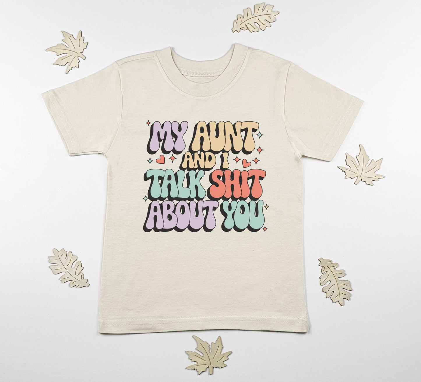 my aunt and I baby Onesie®, funny aunt gift shirt, cool aunt toddler Tee. new aunt baby gift.