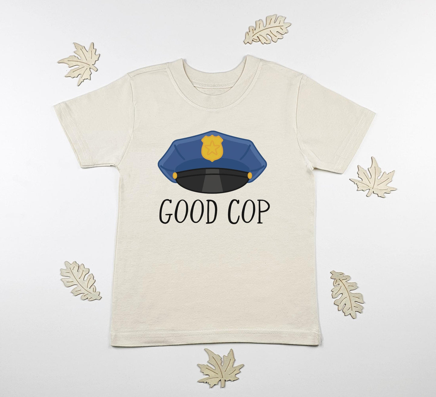 Twin baby Onesies®, Good and Bad cop twins , Twin police toddler tee. sibling funny outfit.