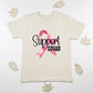 Support squad Baby Onesie® Breast cancer awareness Onesie®, October we wear pink newborn body suit. Breast cancer support squad toddler tee.