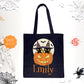 Trick or treat candy bag Halloween personalized tote bag for kids Halloween candy