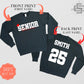 Senior 2025 sweatshirt, Personalized name graduation sweater, Custom first and last name graduation crewneck, Graduation gift.