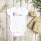 Personalized name Onesie® baby name Onesie®, Custom baby name newborn body suit. newborn baby gift.