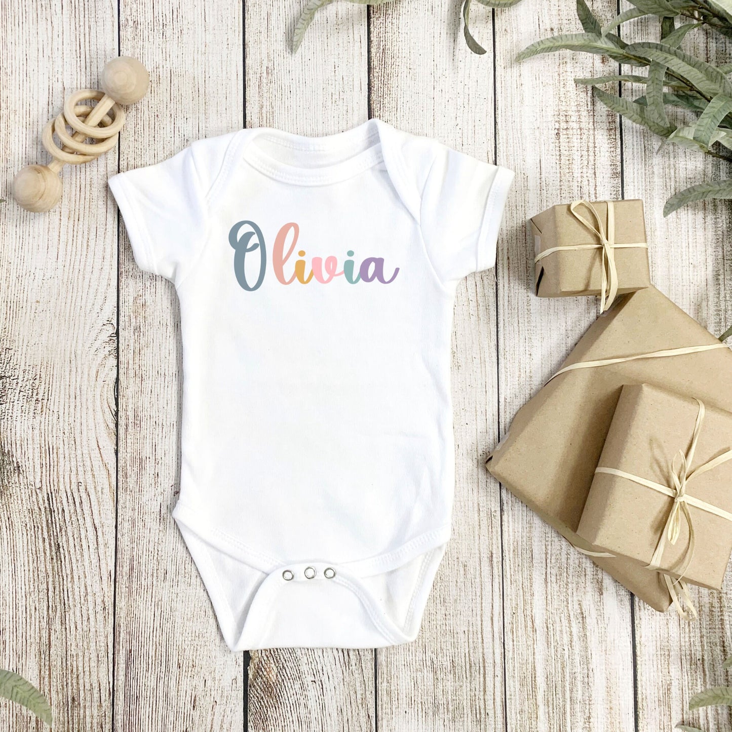 Personalized name Onesie® baby name Onesie®, Custom baby name newborn body suit. newborn baby gift.